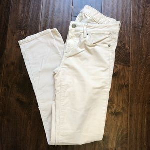 GAP cream corduroy pants